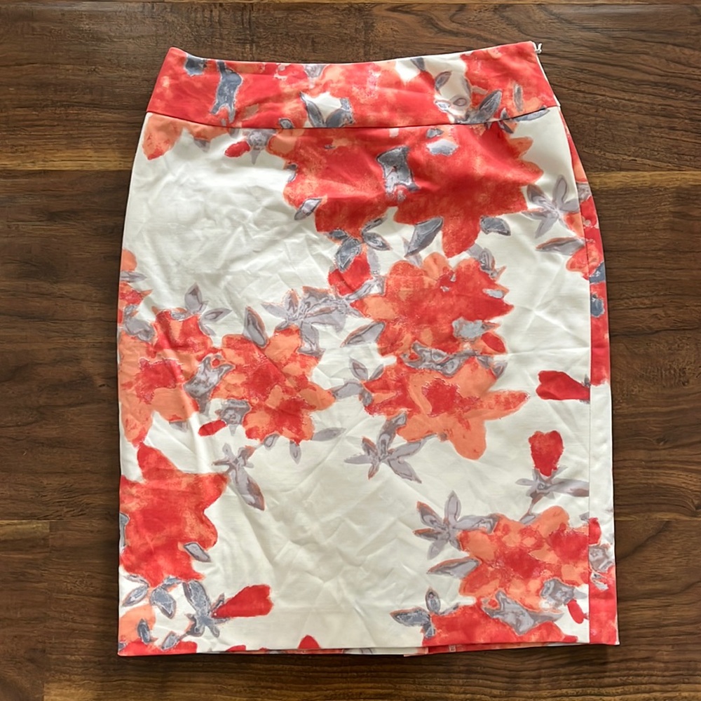Caslon Floral Pencil Skirt Size 0